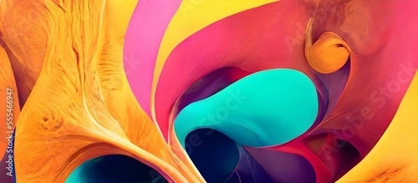 Obraz Colorful Abstract background with dynamic effect