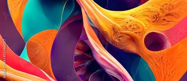 Obraz Colorful Abstract background with dynamic effect