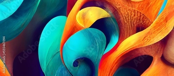 Obraz Colorful Abstract background with dynamic effect