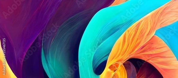 Obraz Colorful Abstract background with dynamic effect