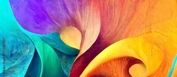 Obraz Colorful Abstract background with dynamic effect