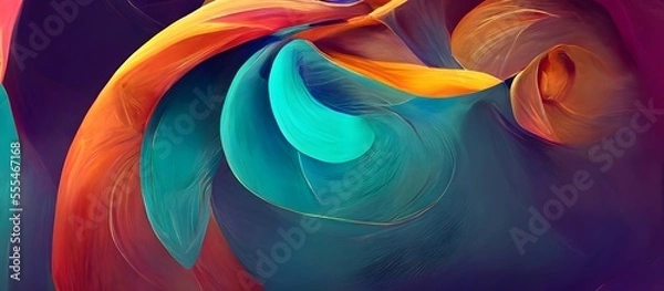 Obraz Colorful Abstract background with dynamic effect