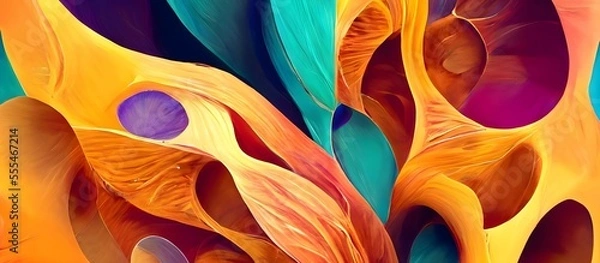 Obraz Colorful Abstract background with dynamic effect