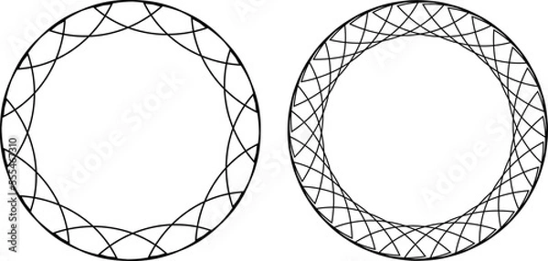 Fototapeta Design background. Figure from lines. Pattern abstraction. Geometry vector illustration.