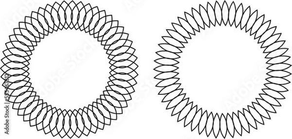 Fototapeta Design background. Figure from lines. Pattern abstraction. Geometry vector illustration.