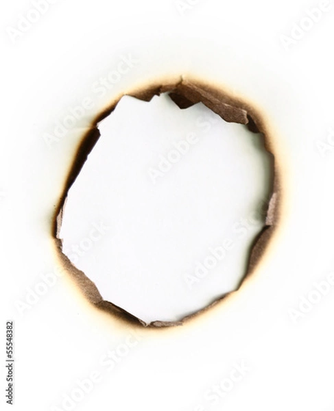 Fototapeta burned paper