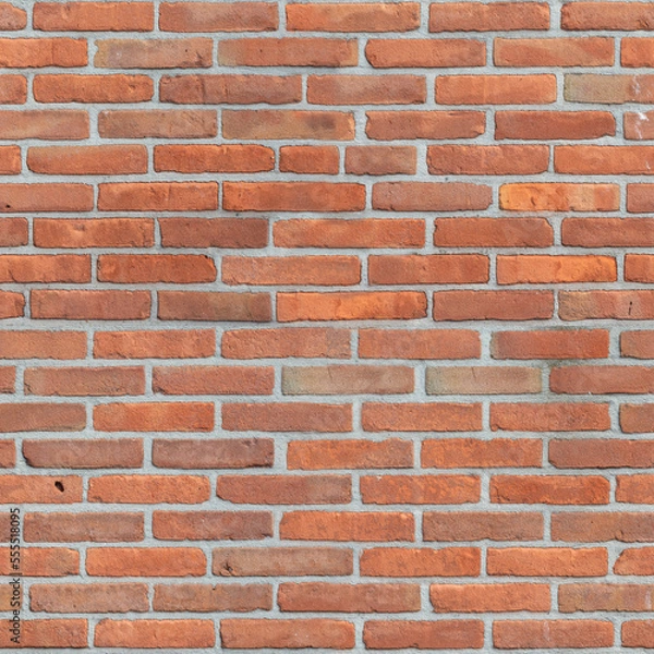 Fototapeta red brick texture seamless