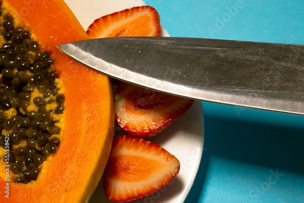 Obraz Juicy papaya in close proximity