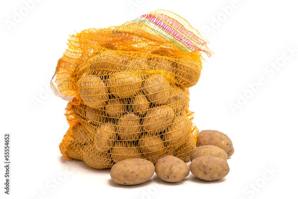 Obraz Kartoffeln im Raschelsack