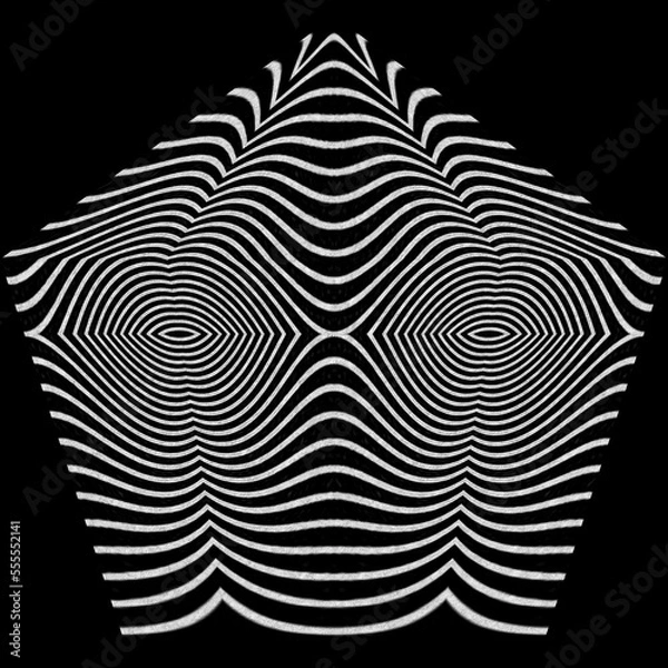 Fototapeta black and white abstract background with lines