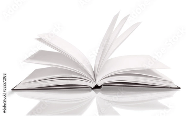 Fototapeta Open book with fluttering pages