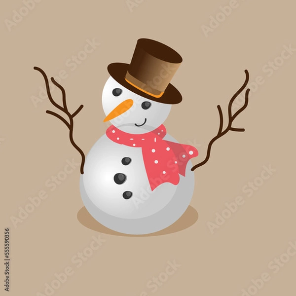 Fototapeta snowman