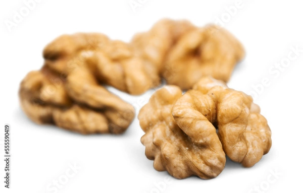 Fototapeta Fresh ripe tasty healthy Nut Walnut