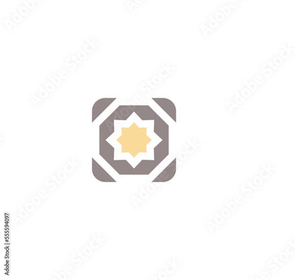 Obraz gold star badge