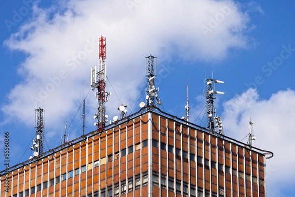 Fototapeta An antenna for broadband communication.