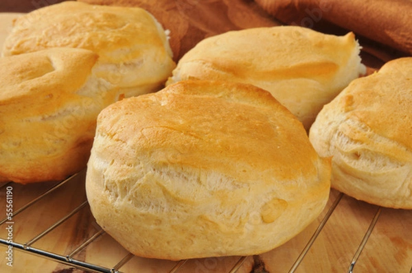 Obraz Fresh baked buttermilk biscuits