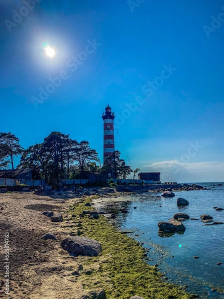 Fototapeta lighthouse on the beach