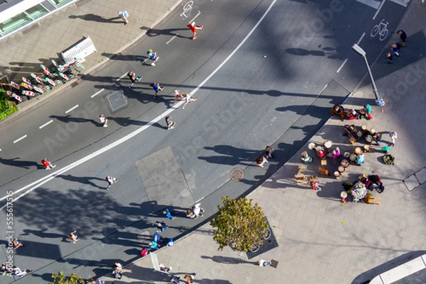 Obraz Laufgruppe zum Marathon