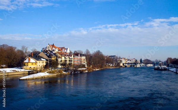 Obraz River Danube in Winter