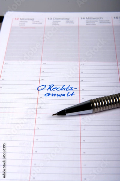 Obraz Rechtsanwaltstermin