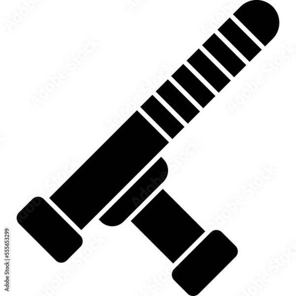 Fototapeta Baton Icon