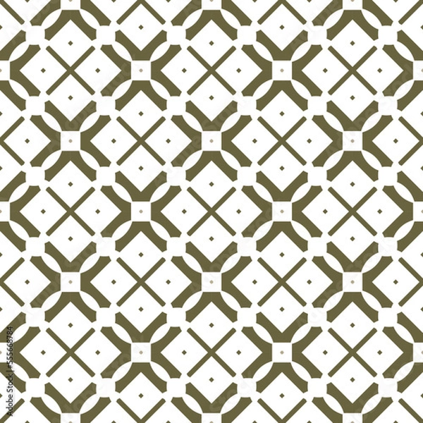 Obraz Abstract geometric pattern. A seamless background, vintage texture.	
