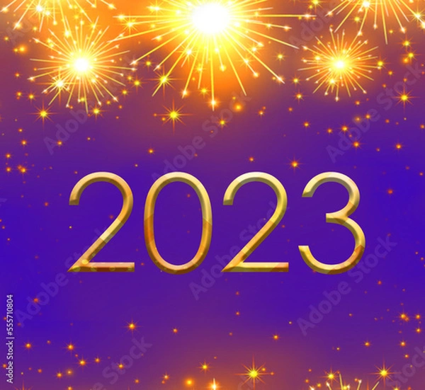 Fototapeta HAPPY NEW YEAR celebration holidays   white bright in vector illustration creative a greeting wallpaper art golden firework decorative and enjoy festive fun sparkle glow event time ornament