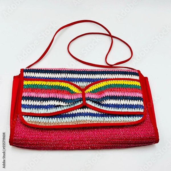 Obraz Vintage 80s Straw bag