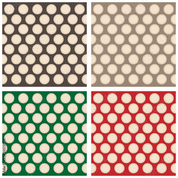 Fototapeta Dumpling colorful patterns