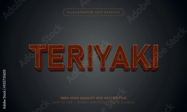 Obraz food text style effect