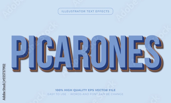 Obraz food text style effect