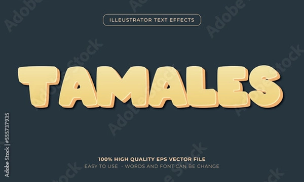 Obraz food text style effect