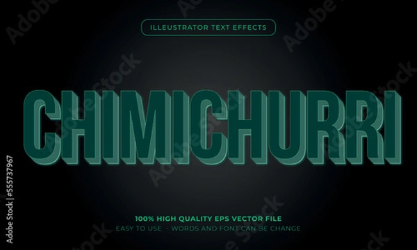 Obraz food text style effect