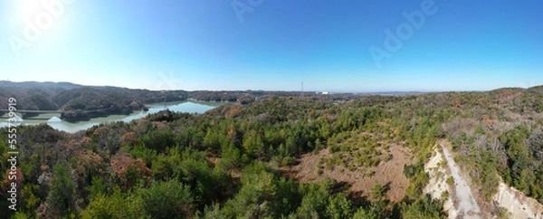 Fototapeta 何気ない日常の日本の湖