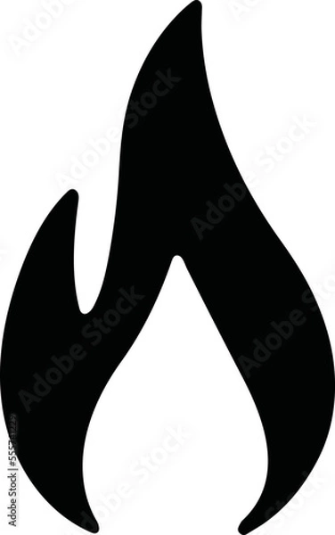 Obraz Flame Burning Bonfire Campfire Fire Heart Vector