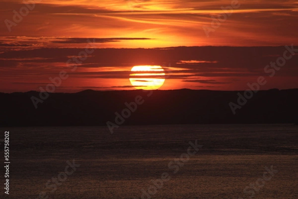 Obraz sunset over the sea