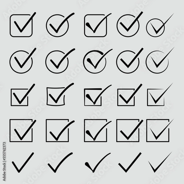 Obraz Check Icon set 