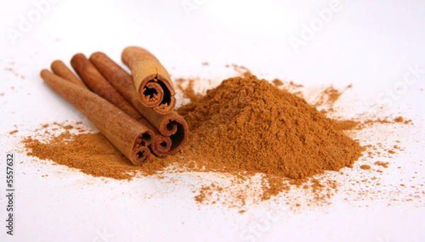 Obraz Cinamon - three sticks and powder
