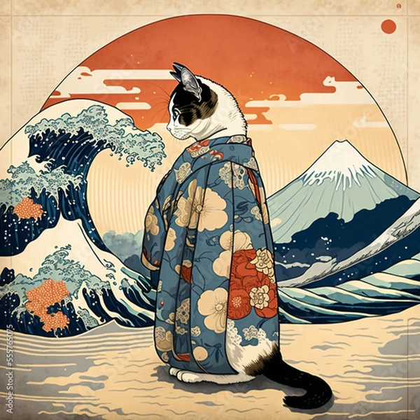 Obraz Japanese cat