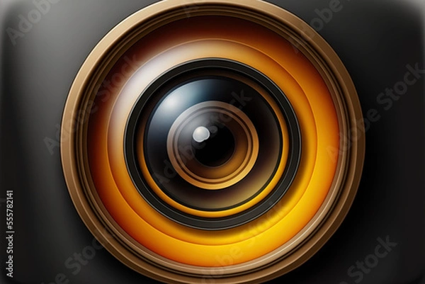 Obraz An example of a camera symbol. Generative AI