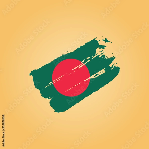 Obraz country flag stamp