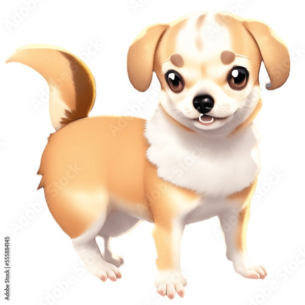 Obraz 犬の高解像度画像イラスト(AI generated image)