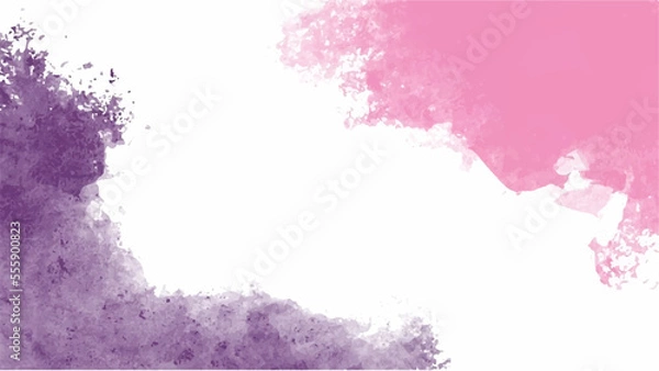 Fototapeta Abstract colorful watercolor background for your design, watercolor background concept, vector.