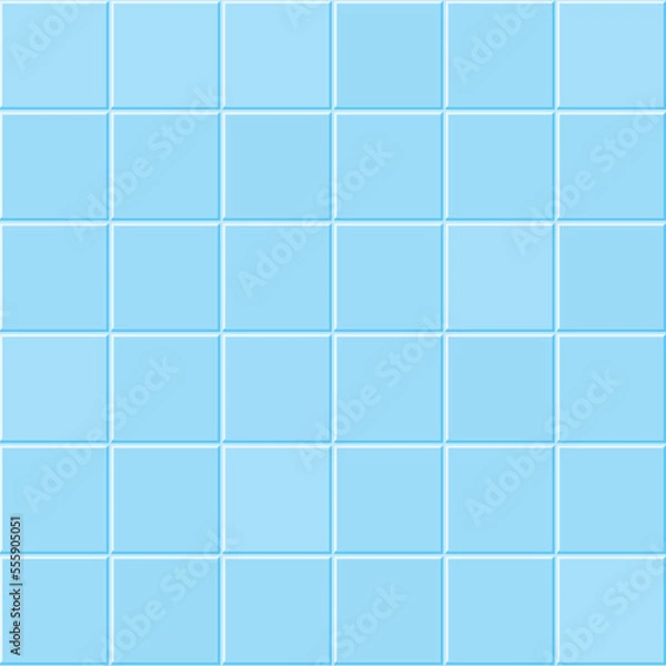 Fototapeta Blue tiles texture. Abstract gray vector background