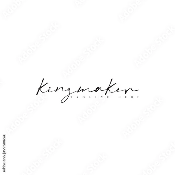 Fototapeta . Vector illustration, paint with brush. Isolated phrase on white background.