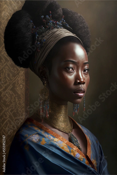 Fototapeta Realistic photo theme, made by AI generation, this persons are fictitious and does not exists in real life.