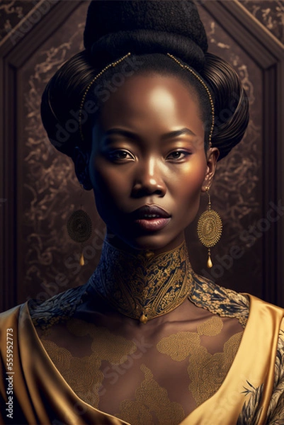 Fototapeta Realistic photo theme, made by AI generation, this persons are fictitious and does not exists in real life.