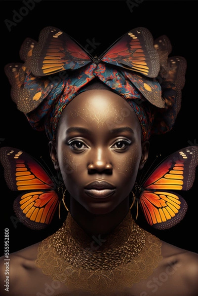 Fototapeta Realistic photo theme, made by AI generation, this persons are fictitious and does not exists in real life.