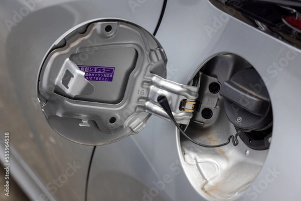 Obraz 車　給油口フタ裏側