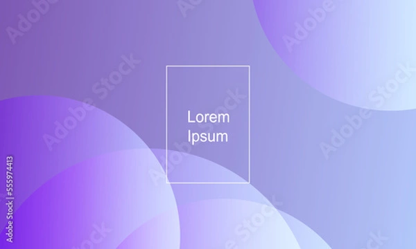 Fototapeta Abstract geometric background. Fluid gradient shapes composition. Modern template design for banners, covers, posters. Eps10 vector Illustration.